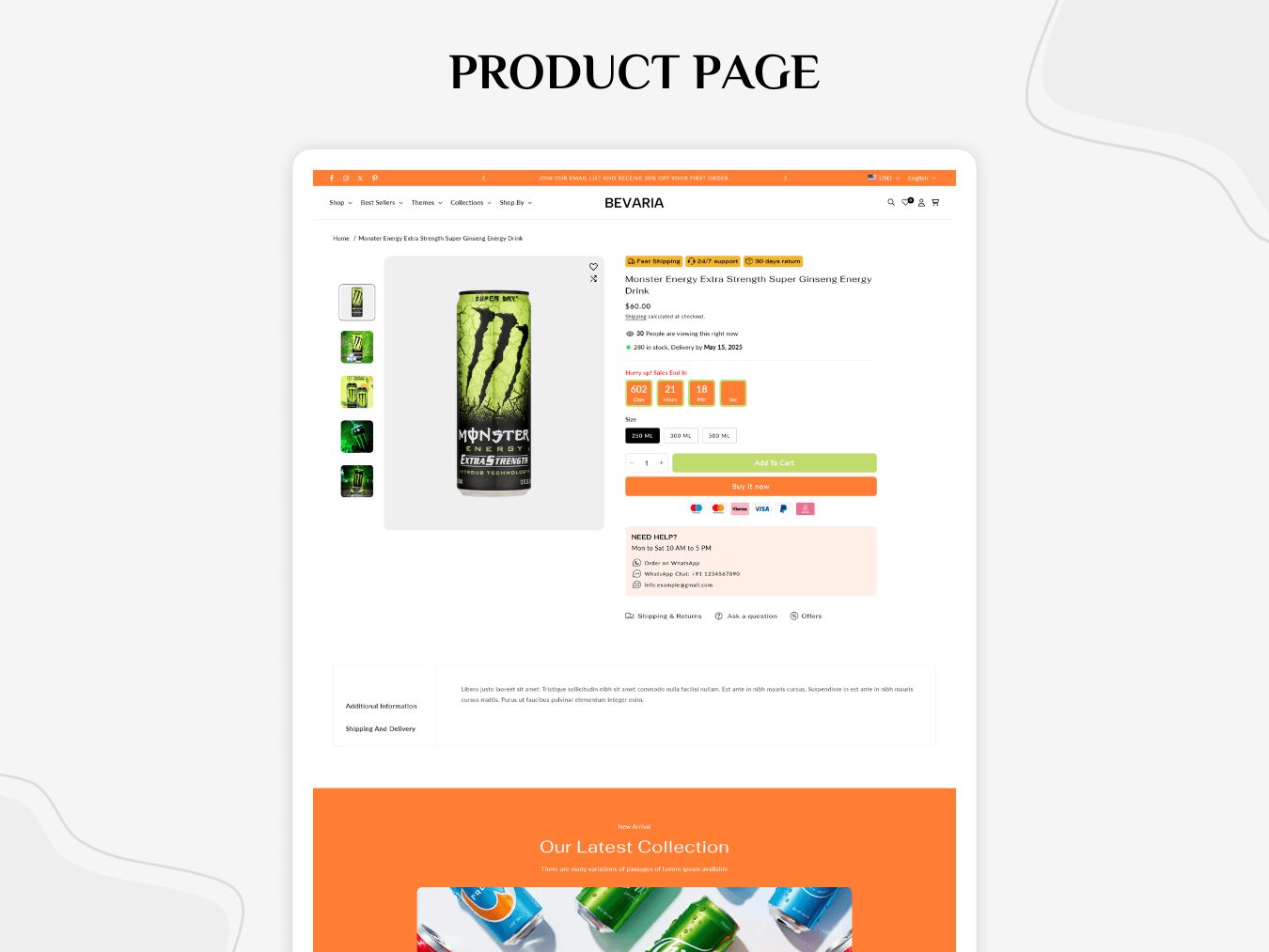 Bevaria - Sophisticated Beverage Shopify 2.0 Template