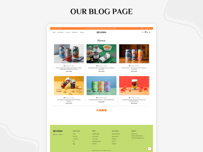 Bevaria - Sophisticated Beverage Shopify 2.0 Template