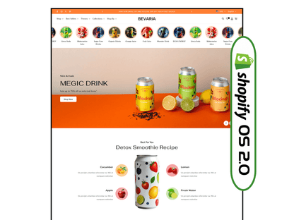 Bevaria - Sophisticated Beverage Shopify 2.0 Template