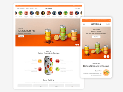 Bevaria - Sophisticated Beverage Shopify 2.0 Template