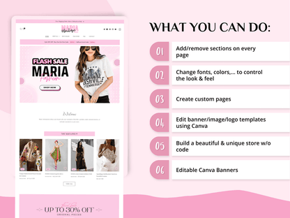MARIA - Best Fashion Shopify Themes For Women's