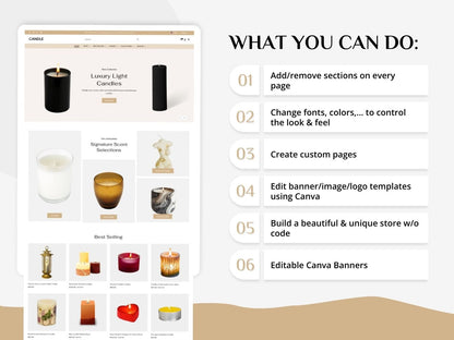 Candle - Luxurious Candle Template | Shopify 2.0 Template