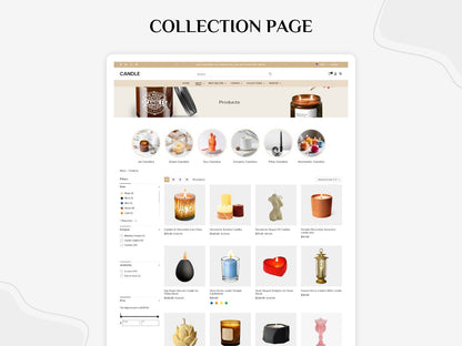 Candle - Luxurious Candle Template | Shopify 2.0 Template