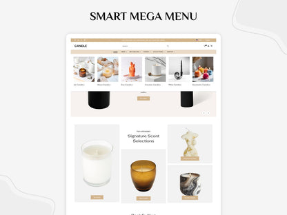 Candle - Luxurious Candle Template | Shopify 2.0 Template