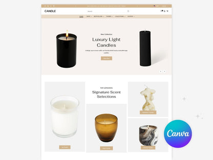 Candle - Luxurious Candle Template | Shopify 2.0 Template