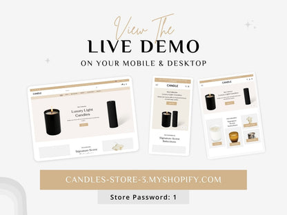 Candle - Luxurious Candle Template | Shopify 2.0 Template