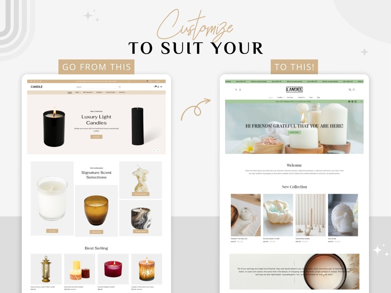 Candle - Luxurious Candle Template | Shopify 2.0 Template