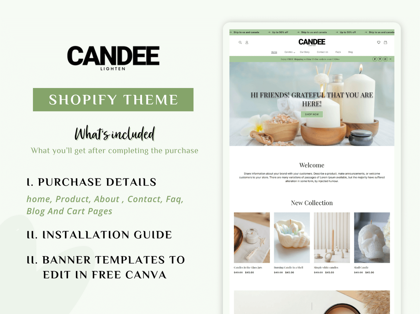 Shopify Candle Theme