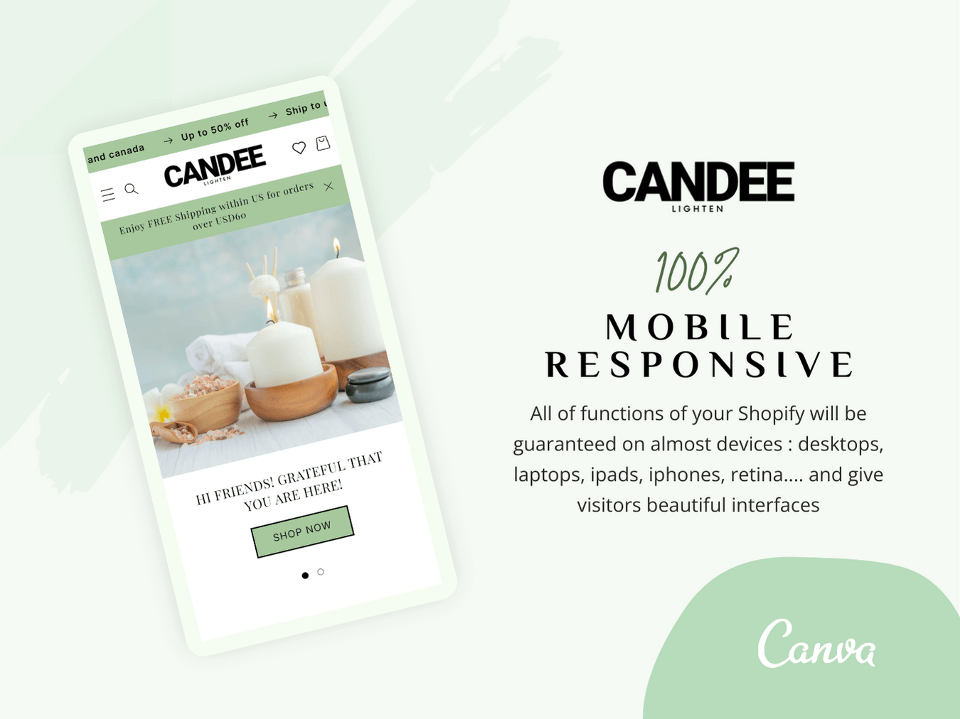 Elegant Candle Store Template