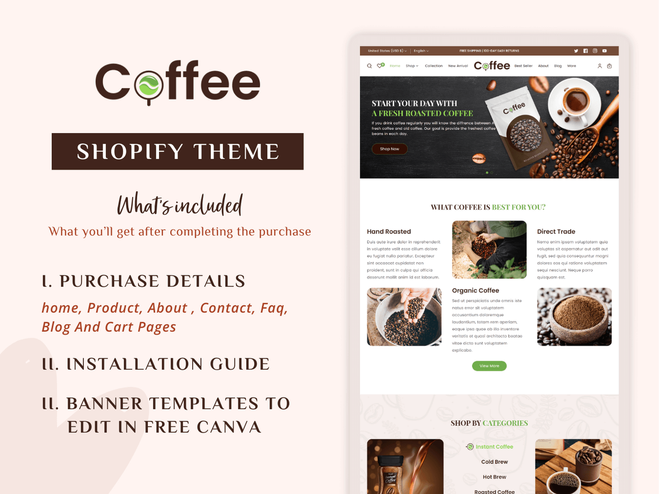 Coffee Shopify Theme