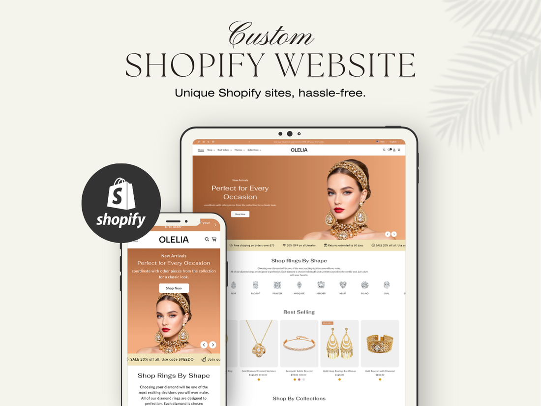 Custom Shopify Website – speedothemes