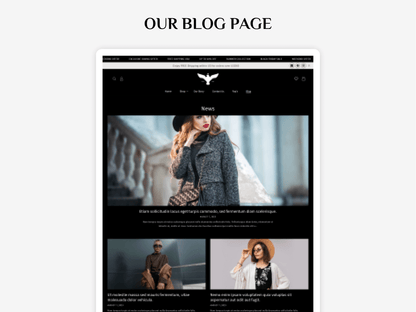 Clean Fashion Full Black - Best fashion shopify templates | O.S 2.0