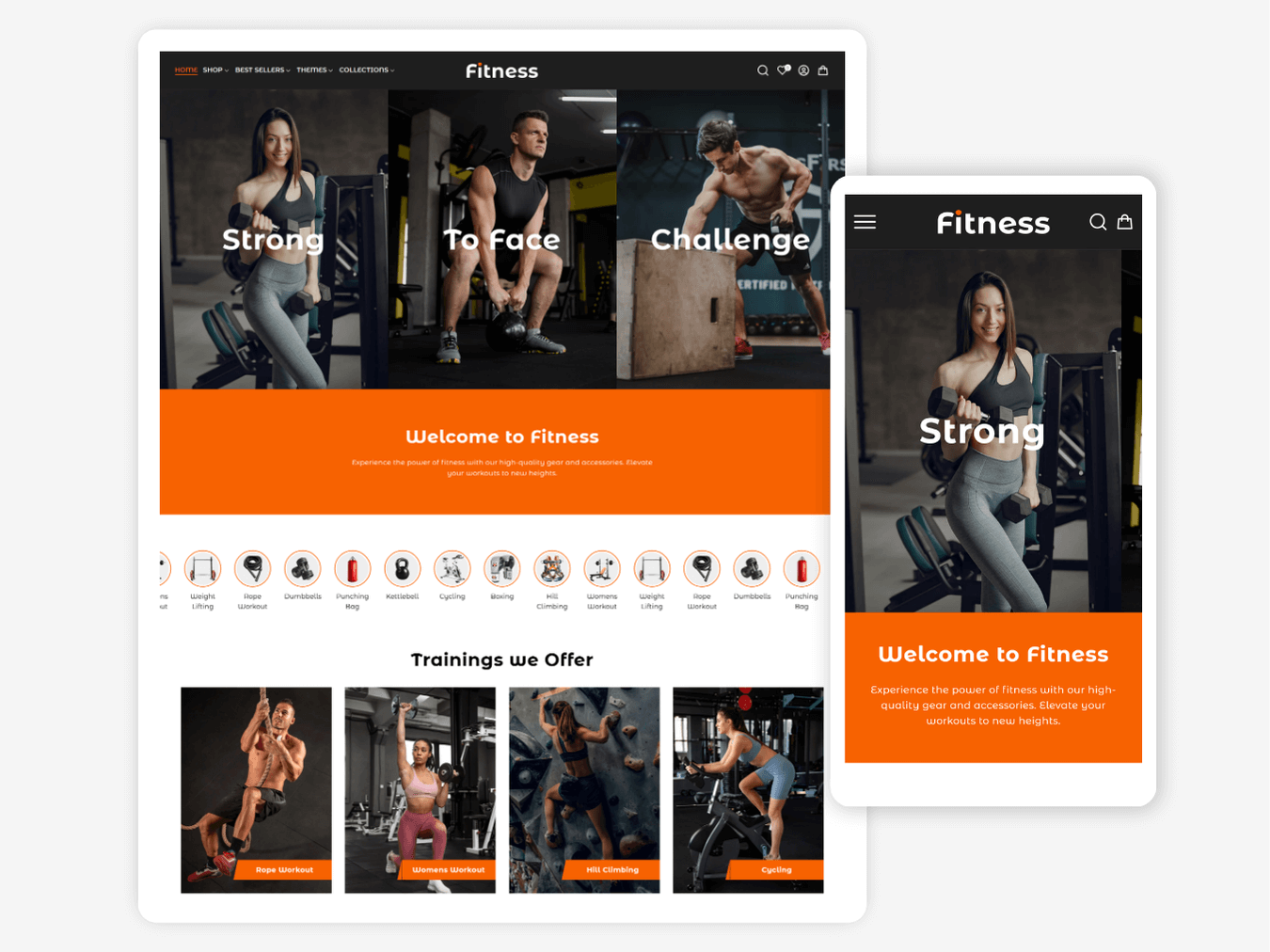 Fitness Equipment & Gym Clothing | Shopify 2.0 Theme