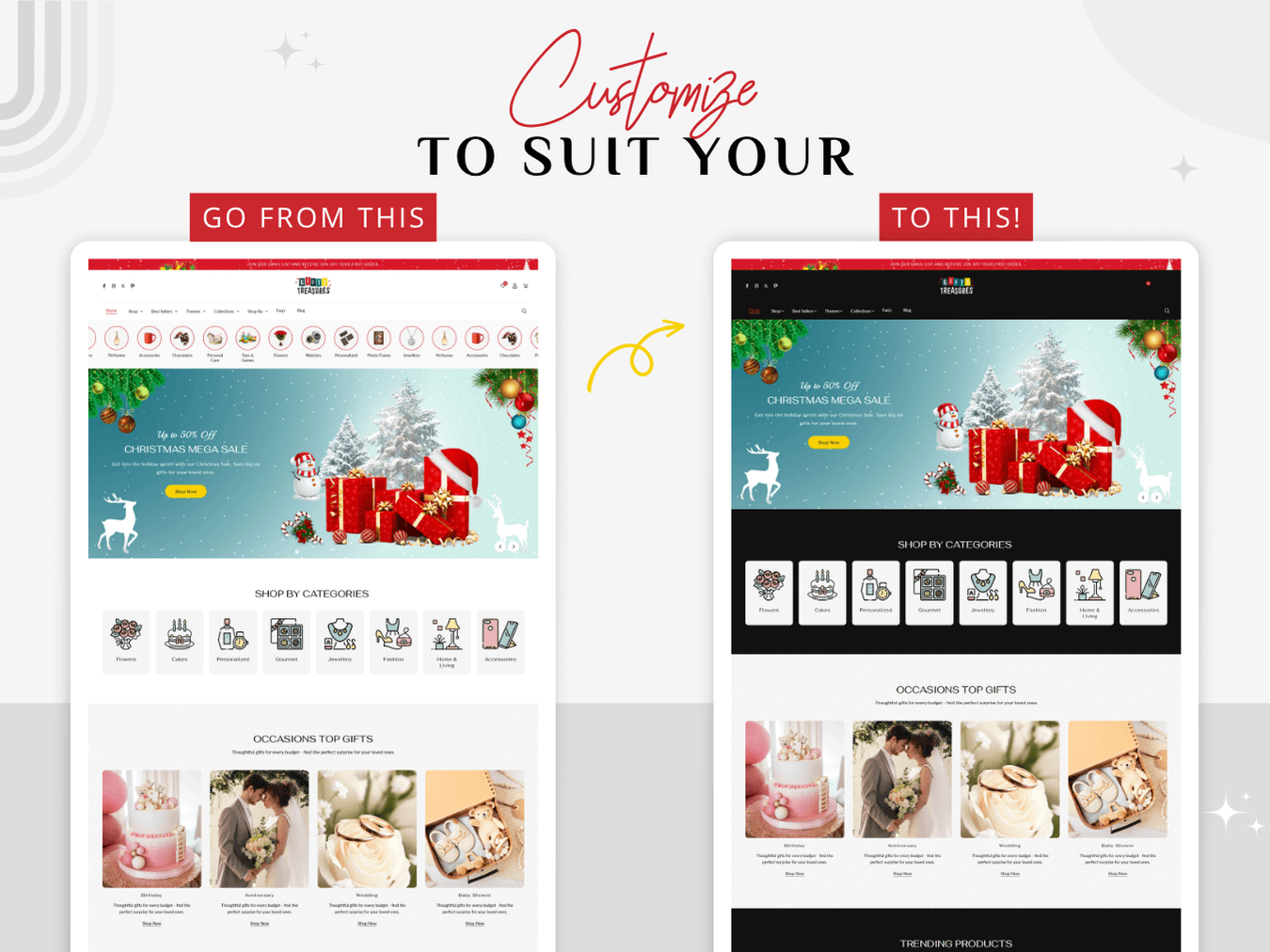 Gifts Treasures - Shopify Gifts 2.0 Theme