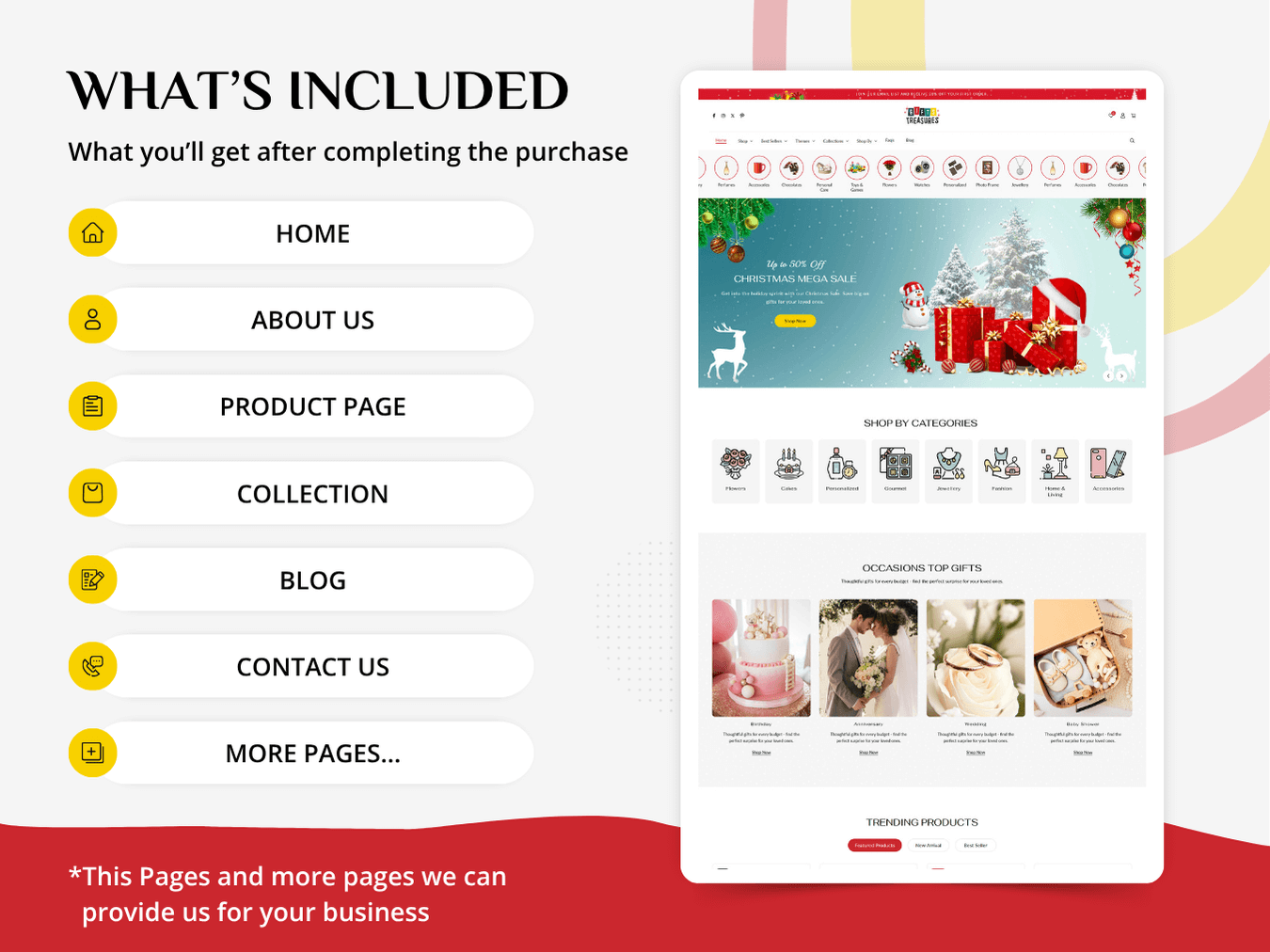 Gifts Treasures - Shopify Gifts 2.0 Theme