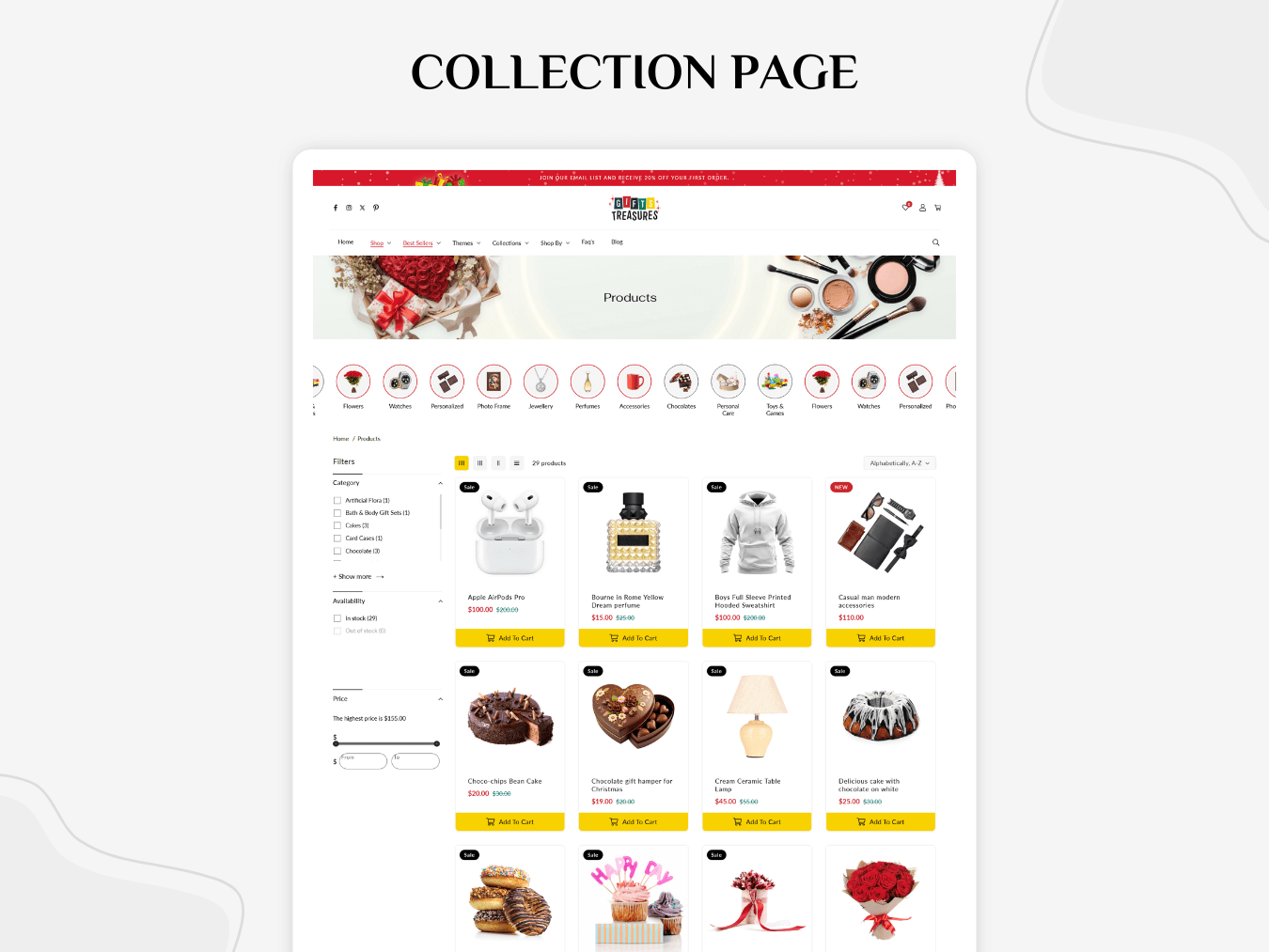 Gifts Treasures - Shopify Gifts 2.0 Theme