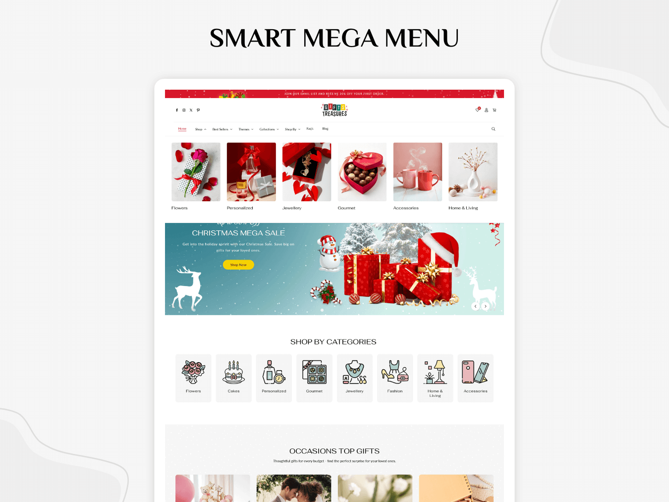 Gifts Treasures - Shopify Gifts 2.0 Theme
