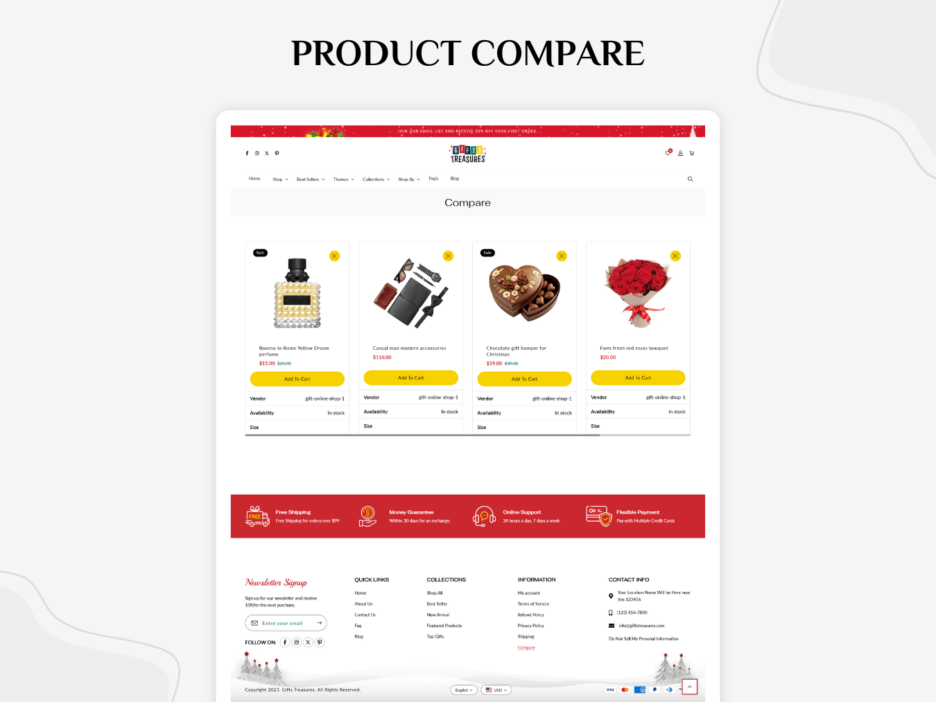 Gifts Treasures - Shopify Gifts 2.0 Theme