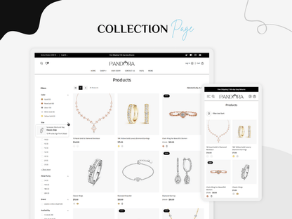Pandora - Best Shopify Themes For Jewelry | 0S 2.0