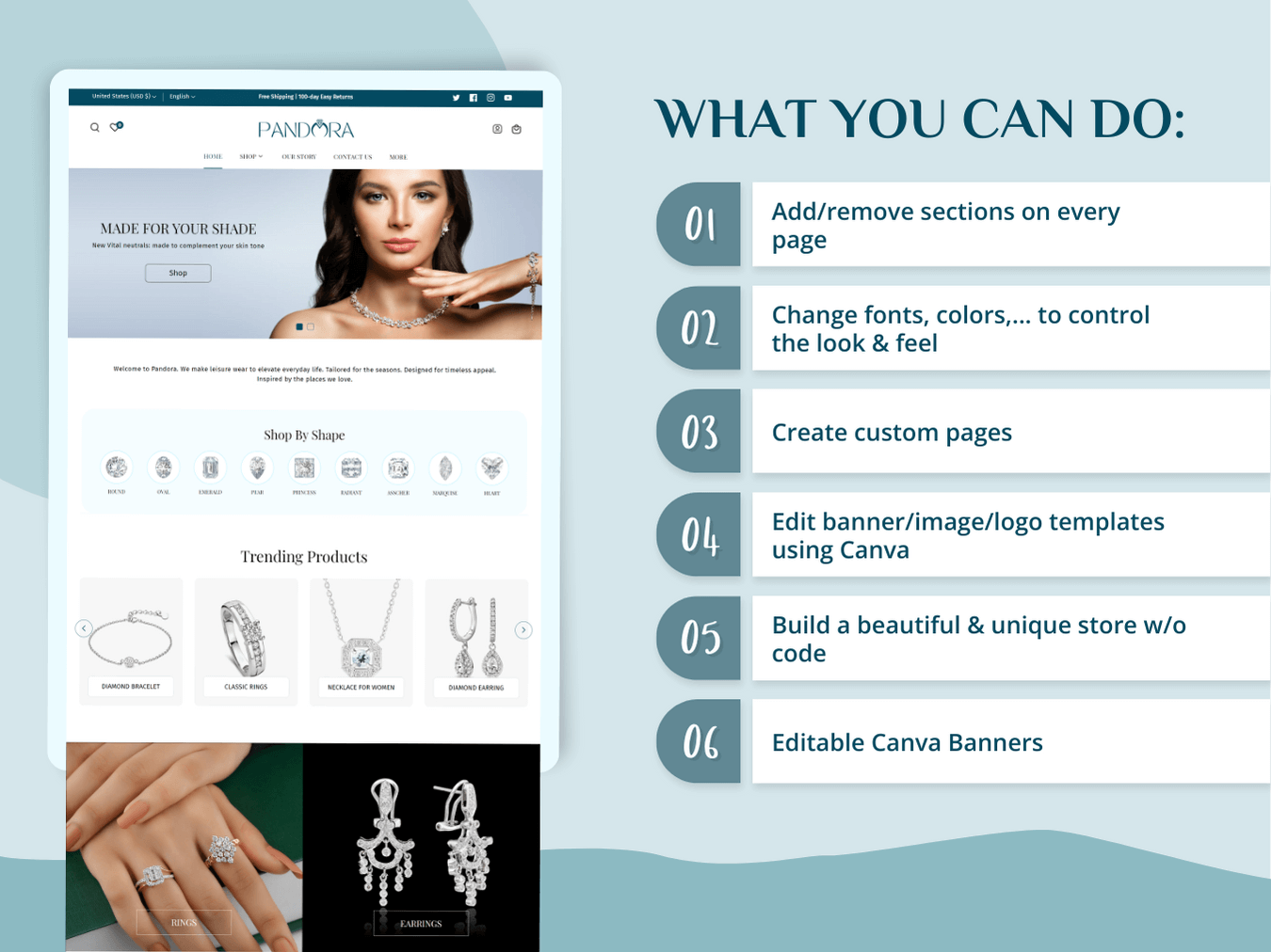 Jewelry store Page (Jewellery Ecommerce Website Figma UI UX