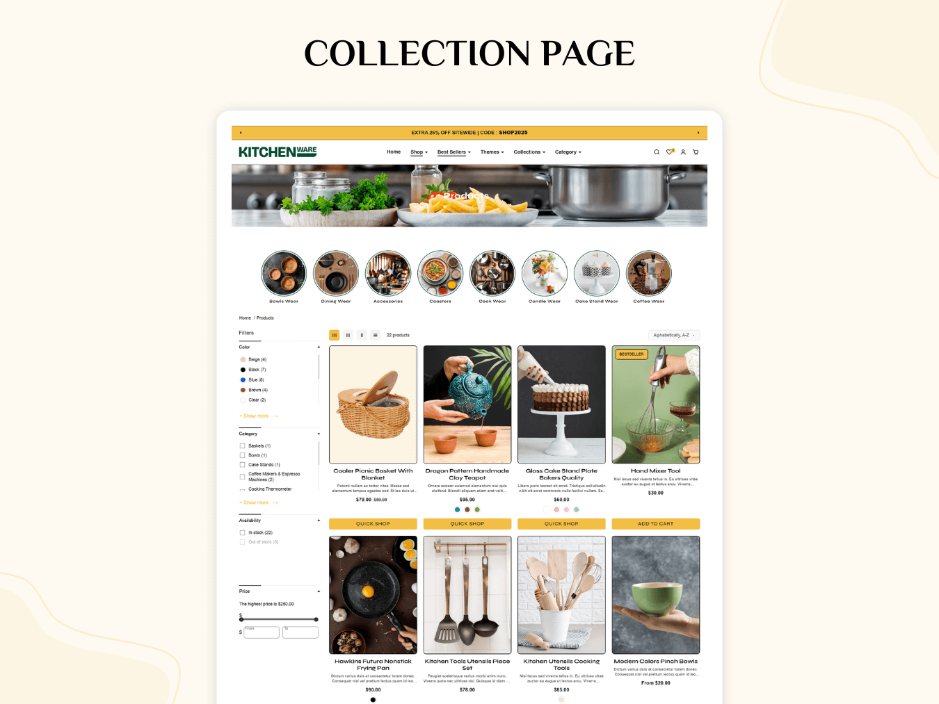 Best Kitchen Ware Store | Shopify 2.0 Template
