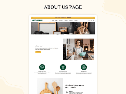 Best Kitchen Ware Store | Shopify 2.0 Template
