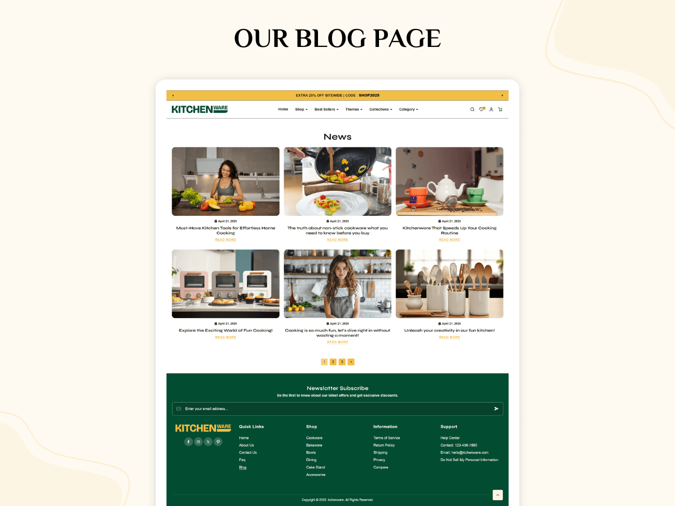 Best Kitchen Ware Store | Shopify 2.0 Template