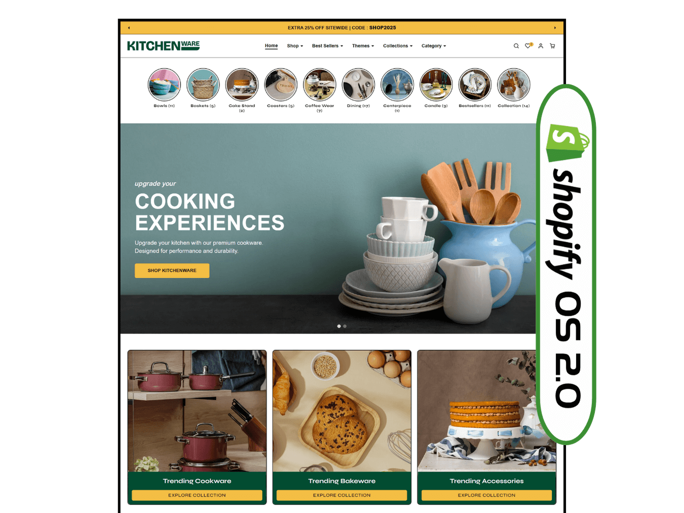 Best Kitchen Ware Store | Shopify 2.0 Template