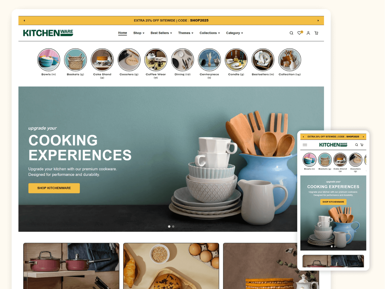 Best Kitchen Ware Store | Shopify 2.0 Template
