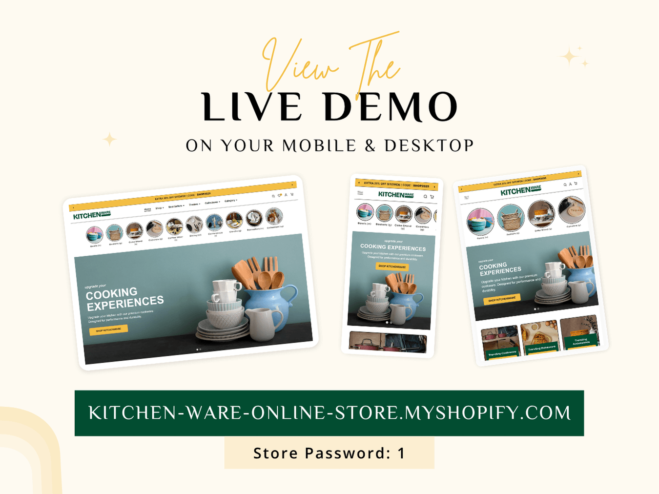 Best Kitchen Ware Store | Shopify 2.0 Template
