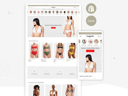 Lingerie - Best Bikini Themes | Shopify 2.0 Theme