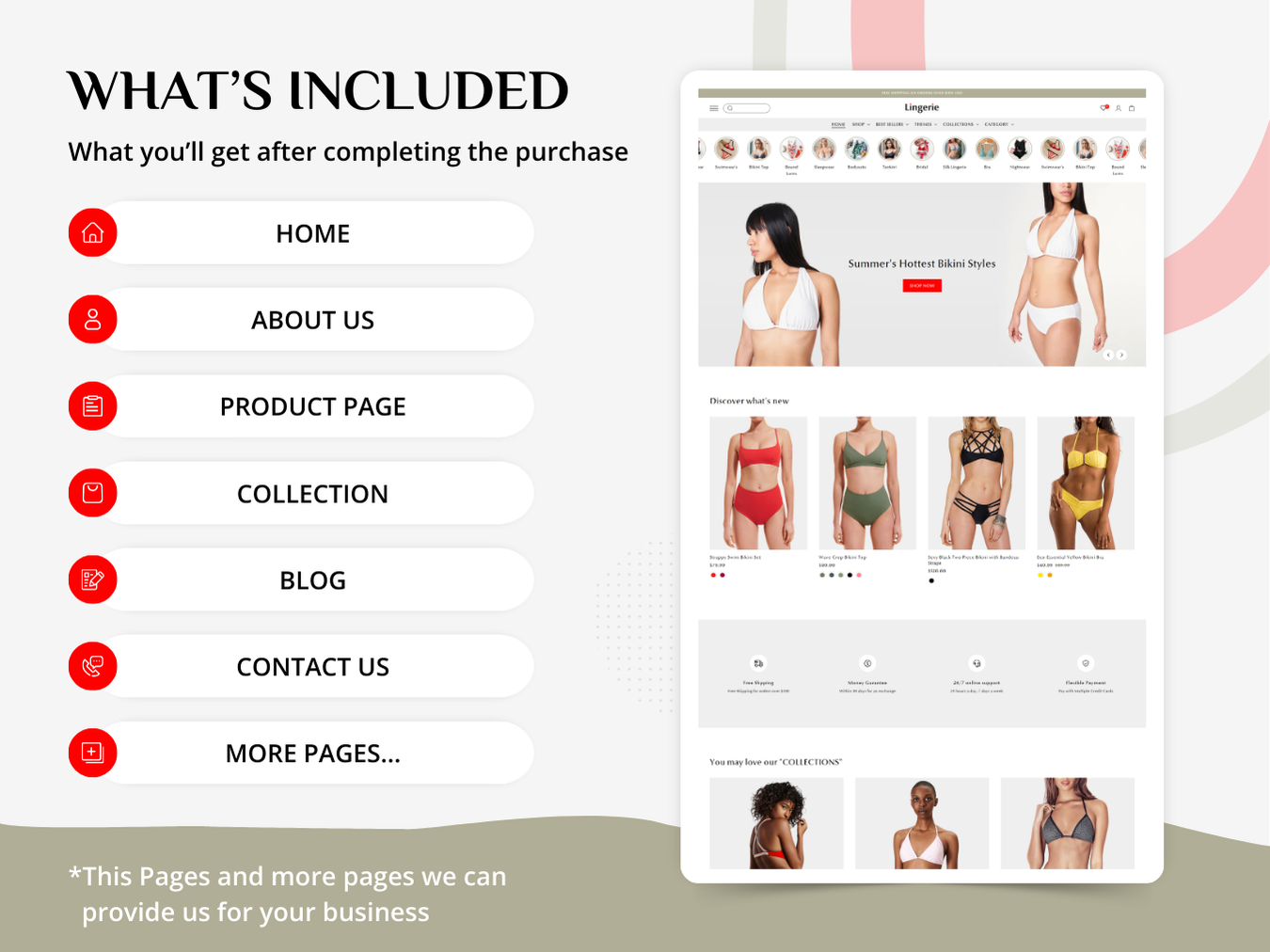 Lingerie - Best Bikini Themes | Shopify 2.0 Theme