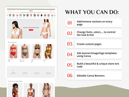 Lingerie - Best Bikini Themes | Shopify 2.0 Theme