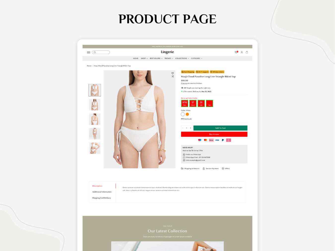Lingerie - Best Bikini Themes | Shopify 2.0 Theme