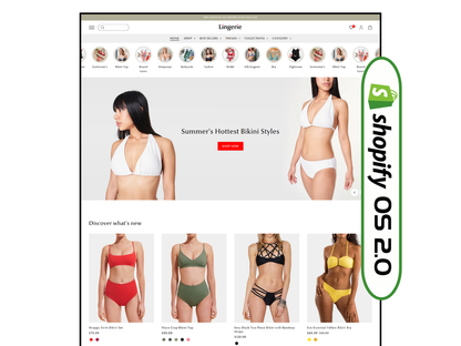 Lingerie - Best Bikini Themes | Shopify 2.0 Theme