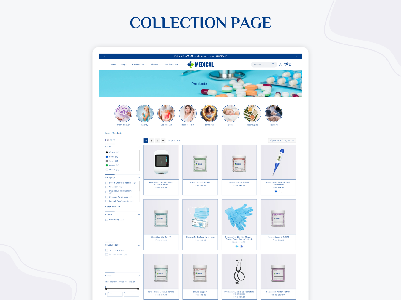 Medical - Best Medical Store | Shopify 2.0 Theme