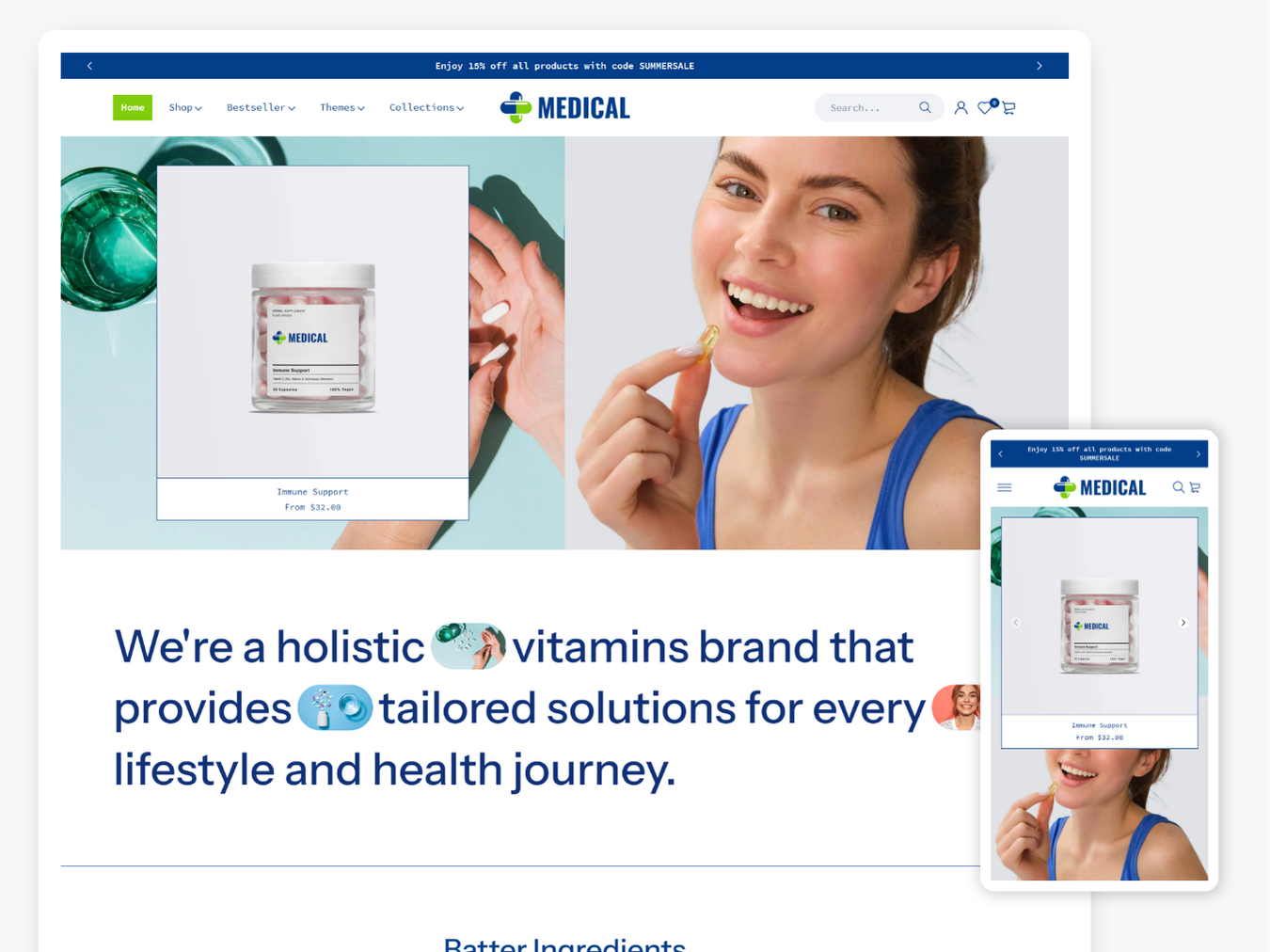 Medical - Best Medical Store | Shopify 2.0 Theme
