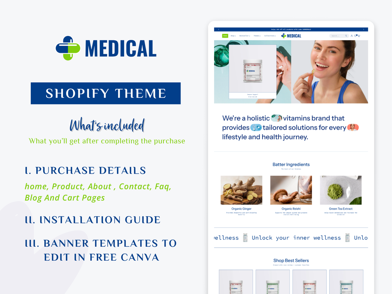 Medical - Best Medical Store | Shopify 2.0 Theme