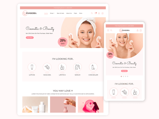 Shopify Cosmetics Theme