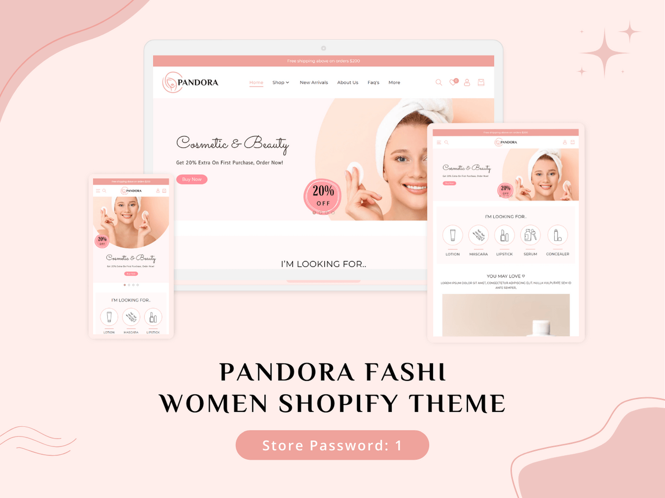 Responsive Beauty Store Template