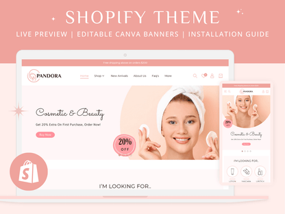 PANDORA - Shopify Cosmetics Theme | OS 2.0