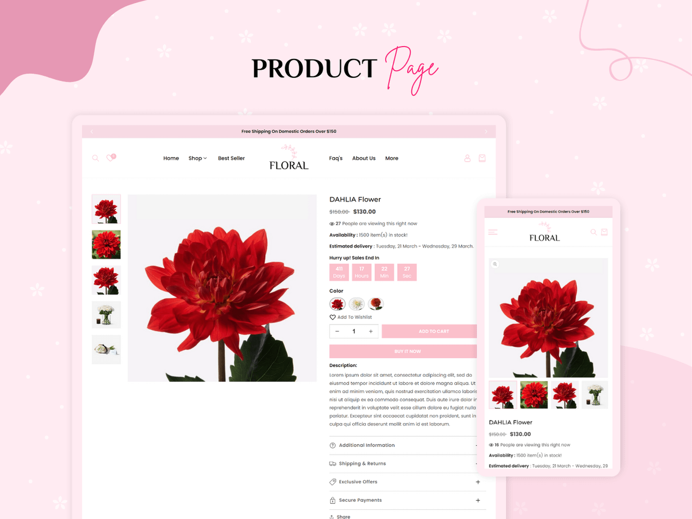 FLORAL - Premium Shopify Flower Theme |  0S 2.0