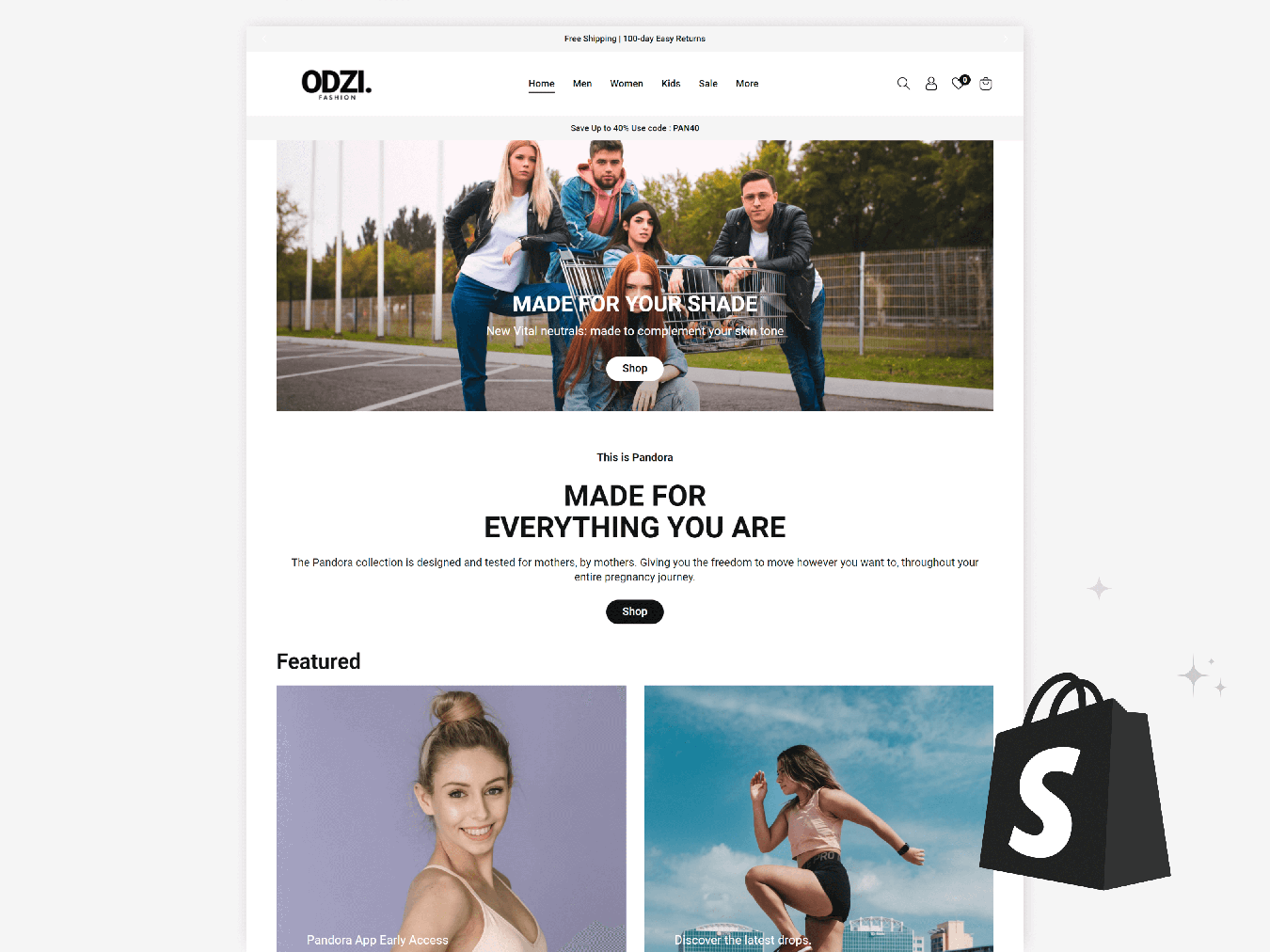 Odzi - Best Shopify Theme For Clothing Store