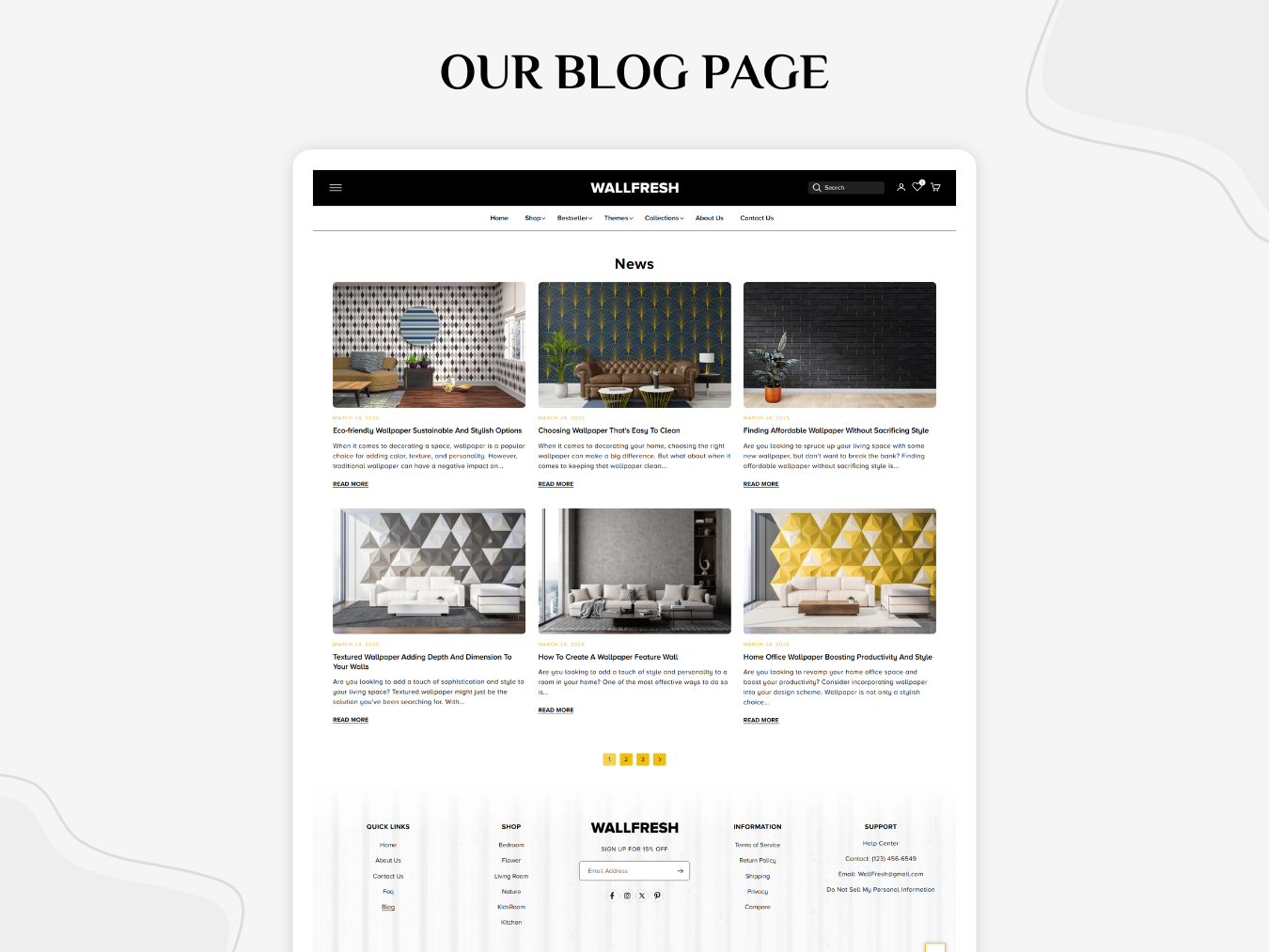 WallFresh - Premium Shopify Wallpaper Themes | Shopify 2.0 Theme