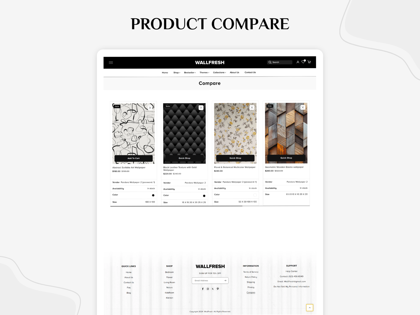 WallFresh - Premium Shopify Wallpaper Themes | Shopify 2.0 Theme