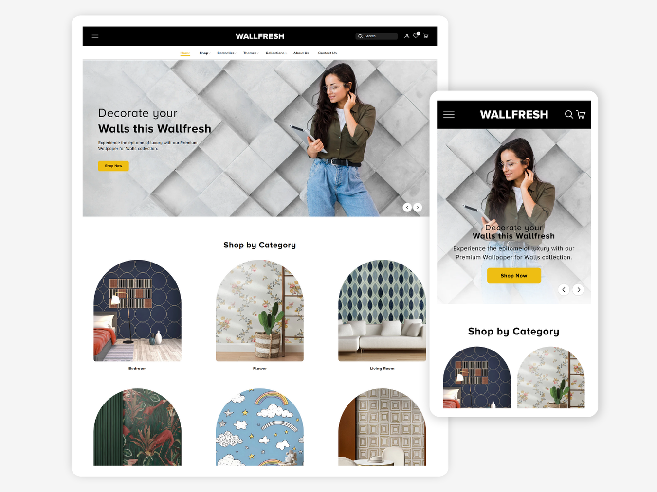 WallFresh - Premium Shopify Wallpaper Themes | Shopify 2.0 Theme