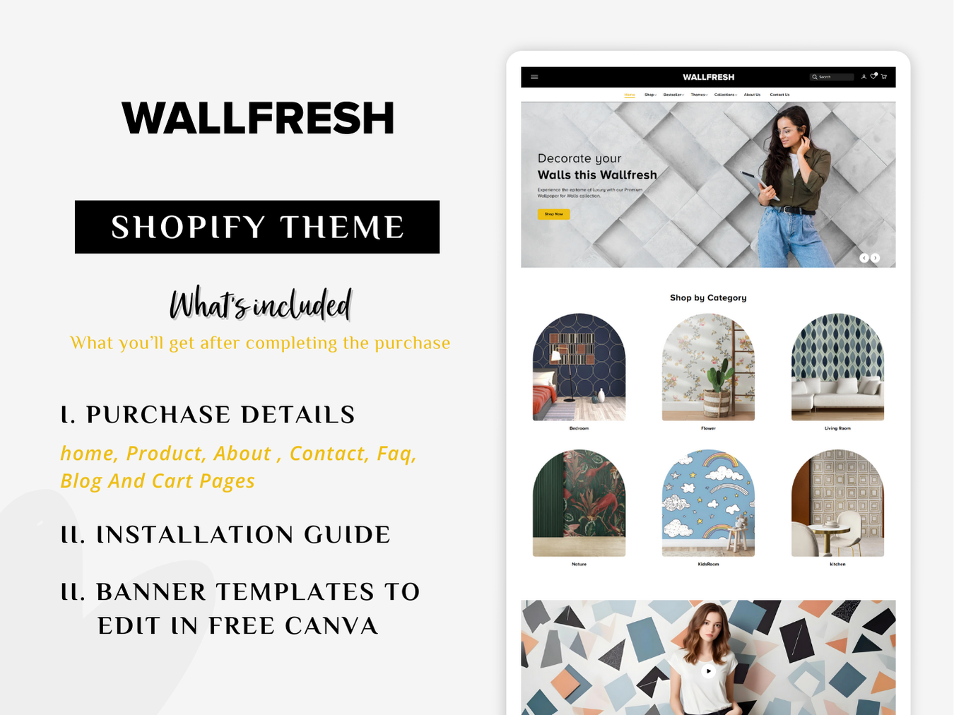WallFresh - Premium Shopify Wallpaper Themes | Shopify 2.0 Theme