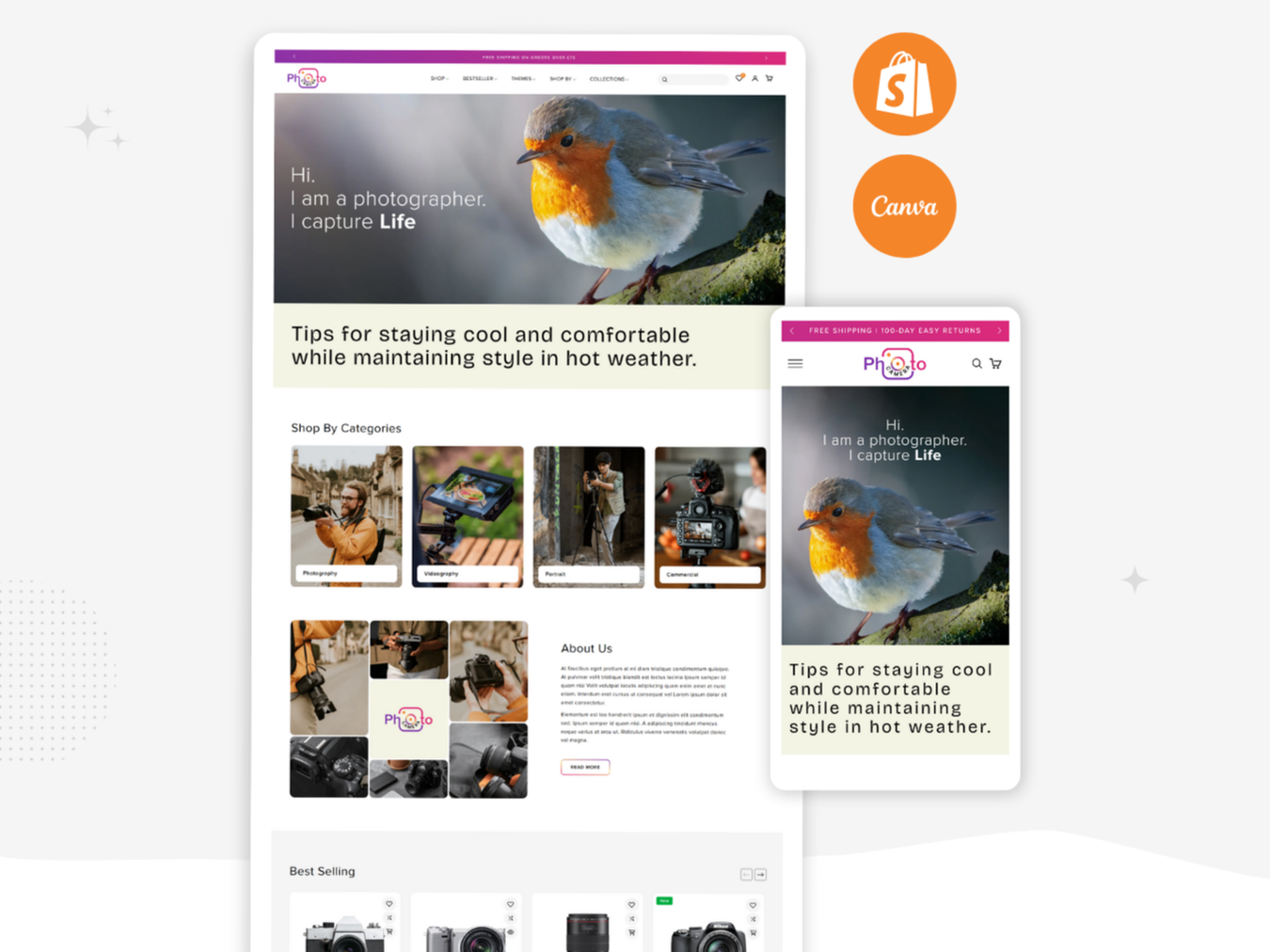 Camera Module Shopify Photo Camera - Best Camera Store | Shopify 2.0 Theme – speedothemes