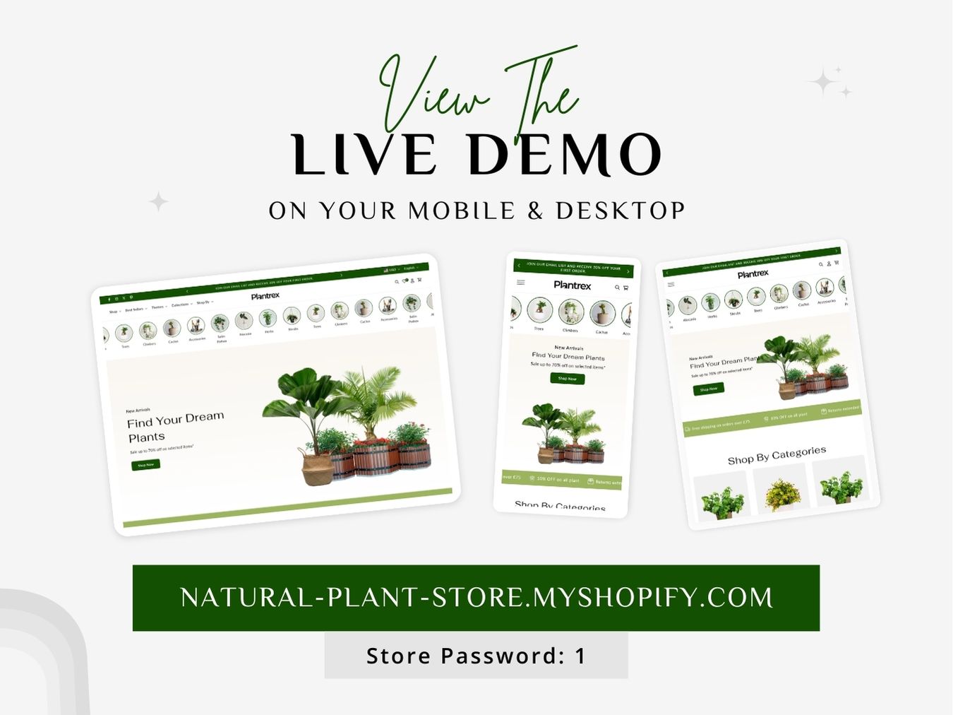 Plantrex - Beautiful Flower Shop | Shopify 2.0 Template