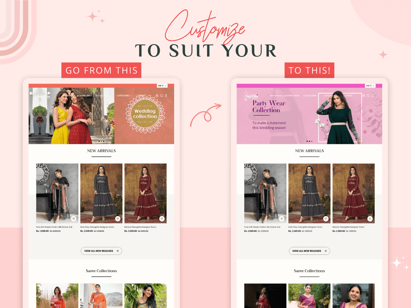 women's top fashion template